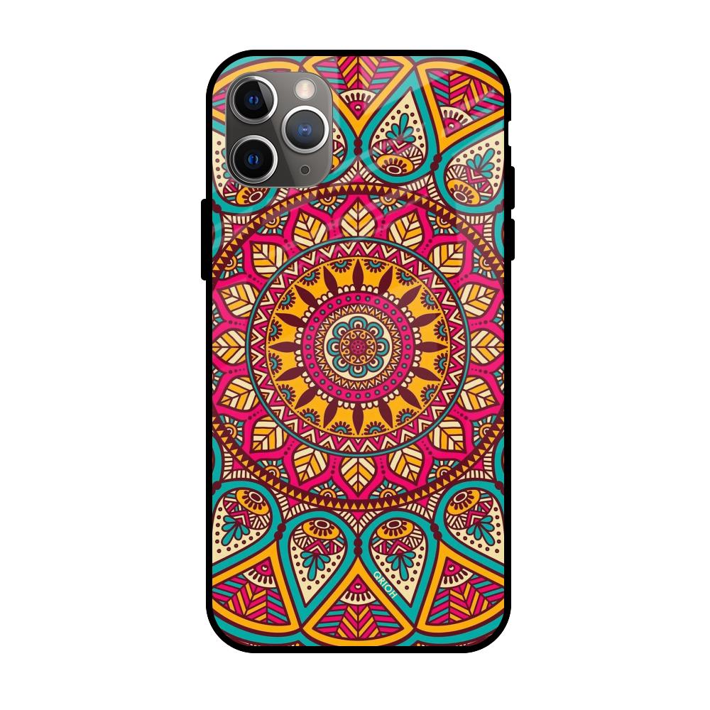 Elegant Mandala Apple iPhone 11 Pro Max Glass Cases & Covers Online
