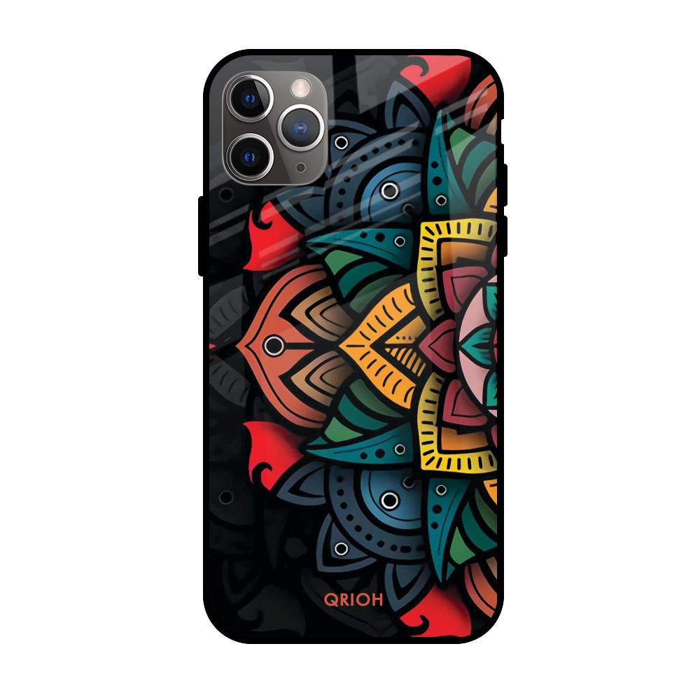 Retro Gorgeous Flower Apple iPhone 11 Pro Max Glass Cases & Covers Online