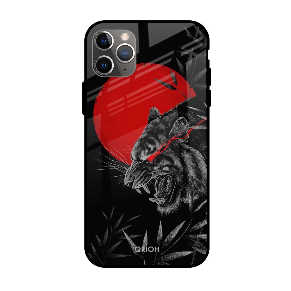 Red Moon Tiger Apple iPhone 11 Pro Max Glass Cases & Covers Online