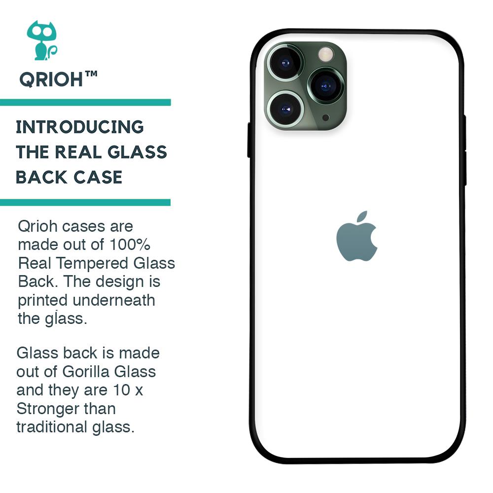Arctic White Glass Case for iPhone 11 Pro Max