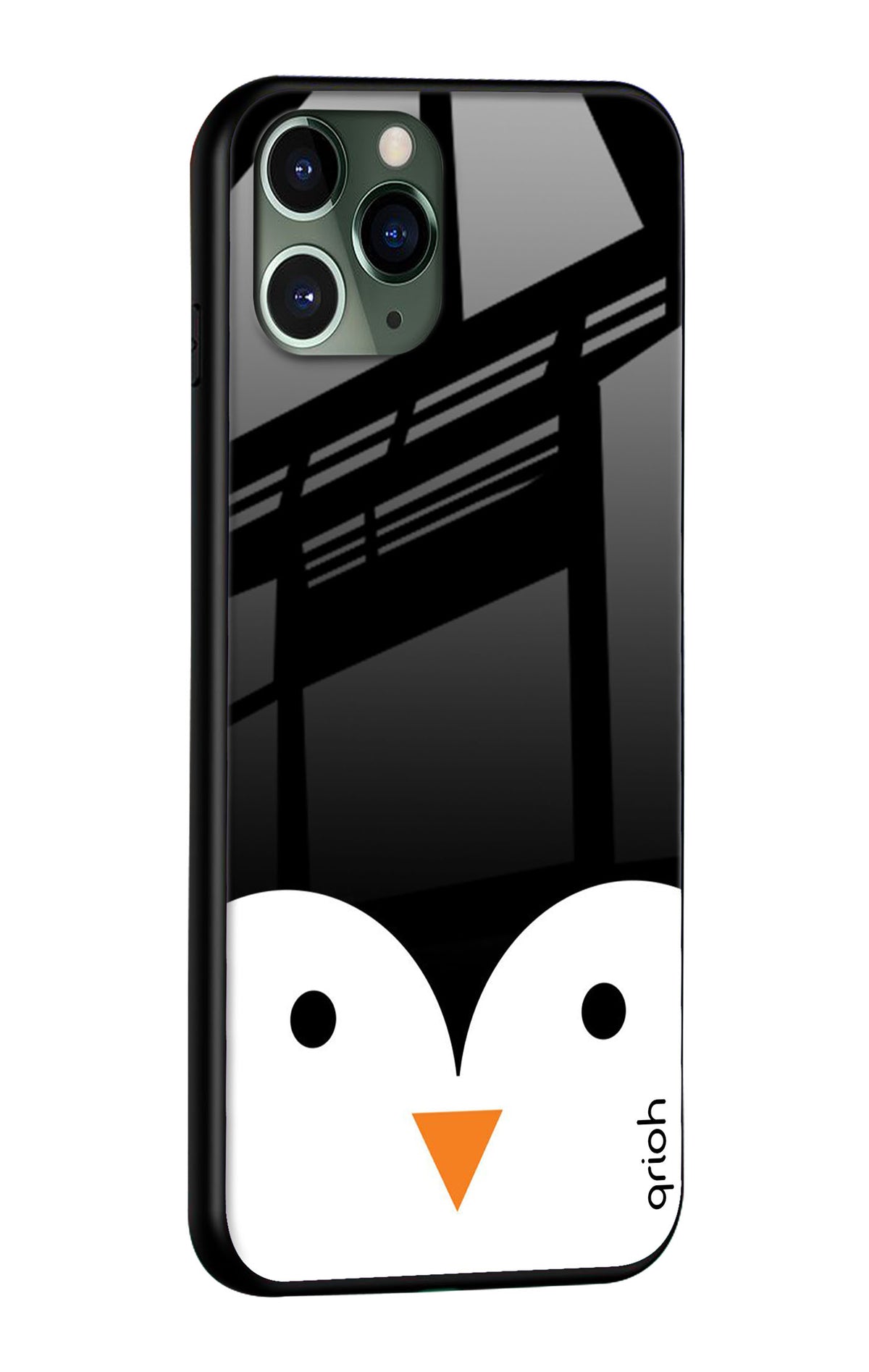 Cute Penguin Glass Case for iPhone 12 Pro Max