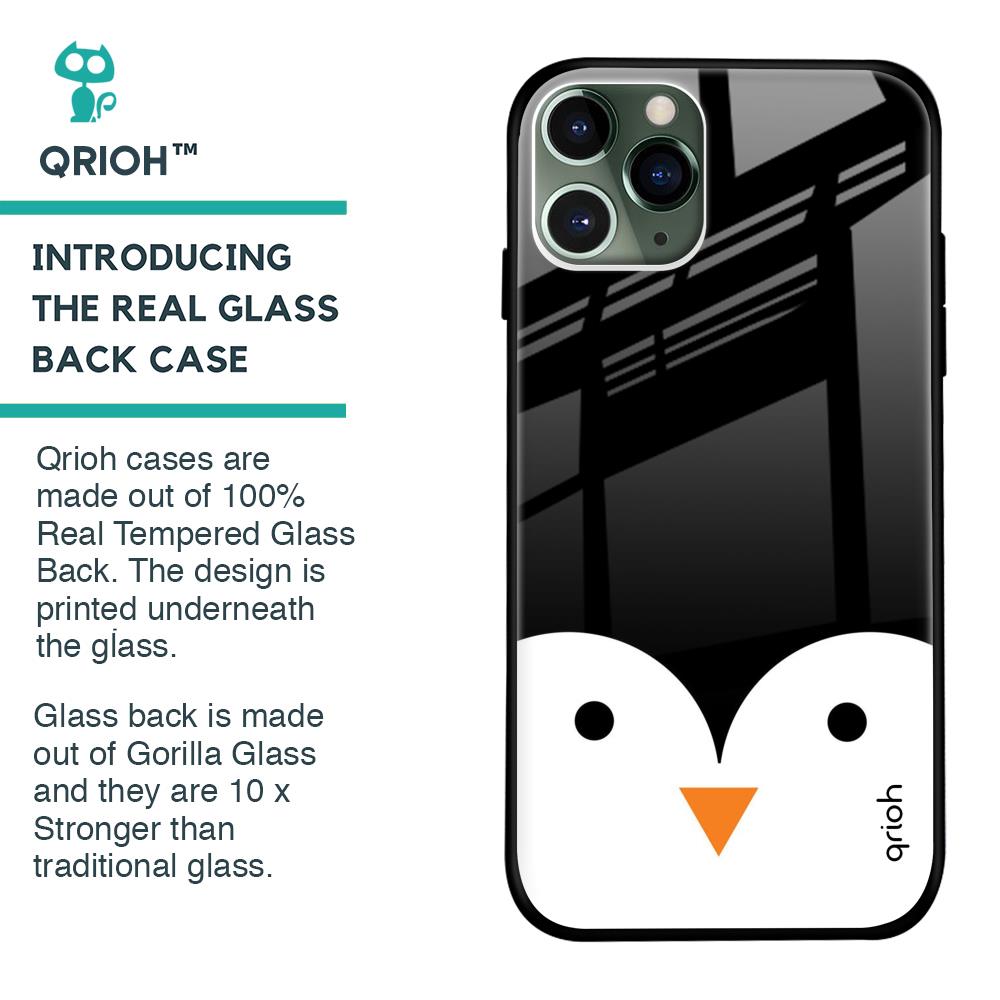 Cute Penguin Glass Case for iPhone 11 Pro Max