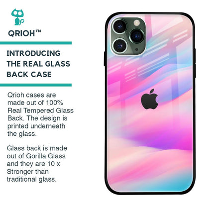 Colorful Waves Glass case for iPhone 11 Pro Max
