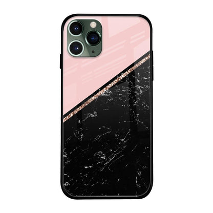 Marble Texture Pink iPhone 11 Pro Max Glass Cases & Covers Online