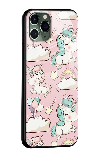 Balloon Unicorn Glass case for iPhone 11 Pro Max