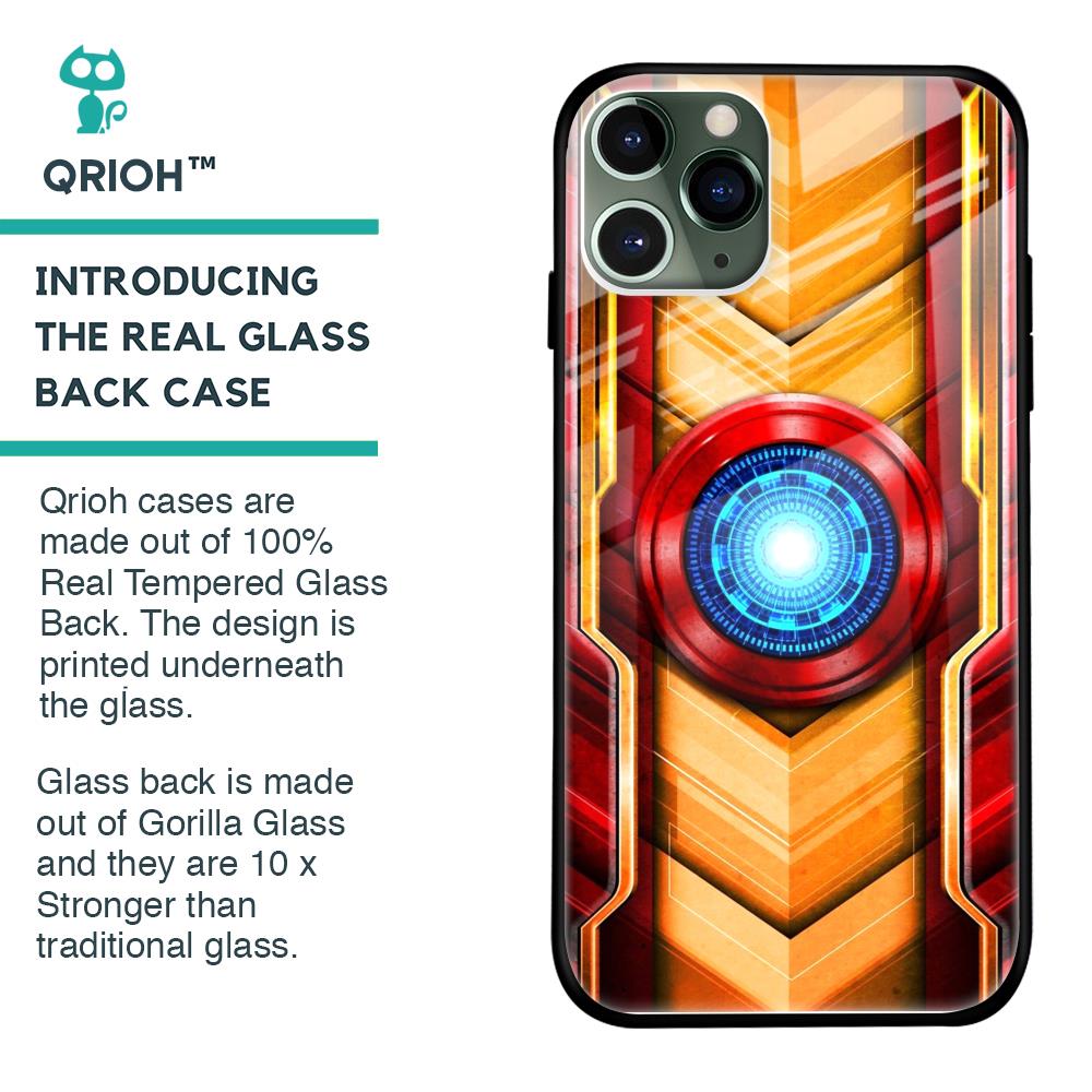 Arc Reactor Glass Case for iPhone 11 Pro Max