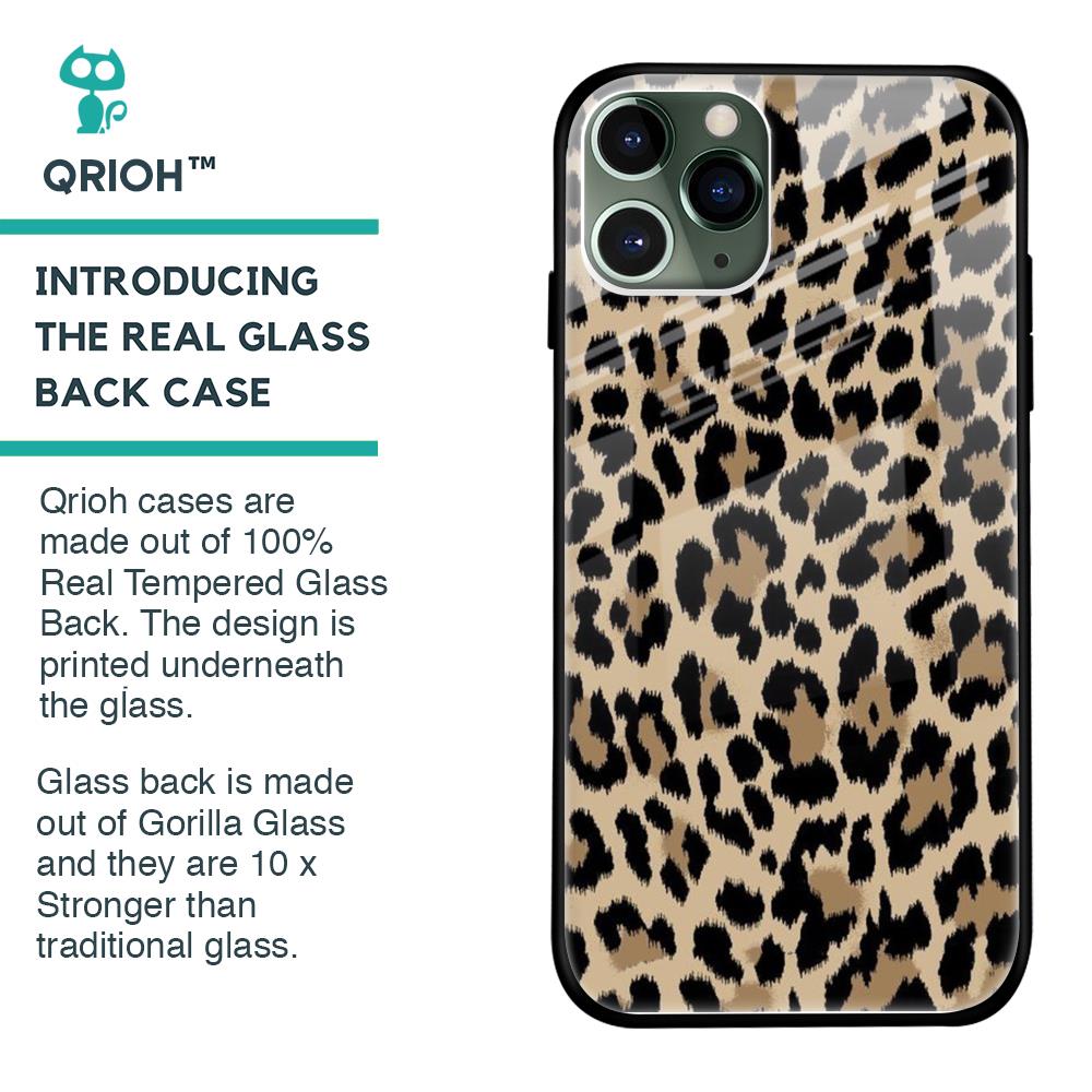 Leopard Seamless Glass Case For iPhone 11 Pro Max