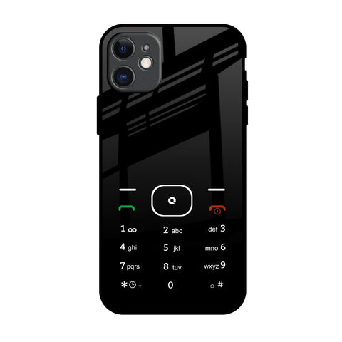Classic Keypad Pattern iPhone 11 Glass Back Cover Online