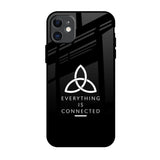 Everything Is Connected iPhone 11 Glass Back Cover Online