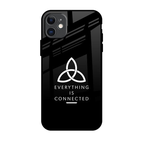 Everything Is Connected iPhone 11 Glass Back Cover Online
