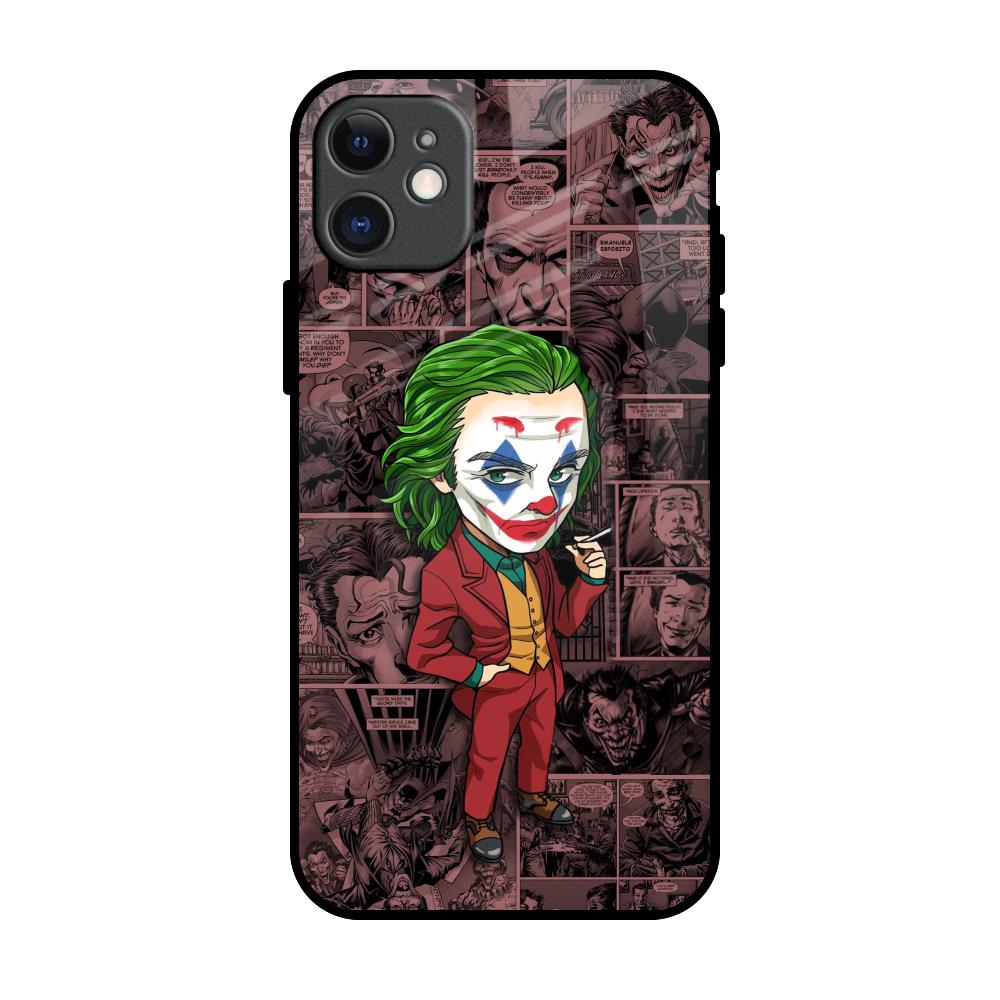 Joker Cartoon iPhone 11 Glass Back Cover Online