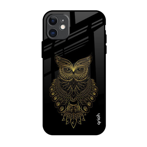 Golden Owl iPhone 11 Glass Back Cover Online