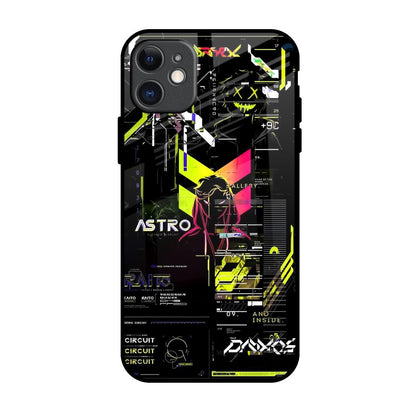 Astro Glitch iPhone 11 Glass Back Cover Online