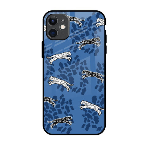 Blue Cheetah iPhone 11 Glass Back Cover Online