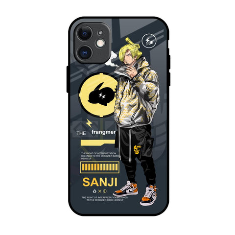 Cool Sanji iPhone 11 Glass Back Cover Online