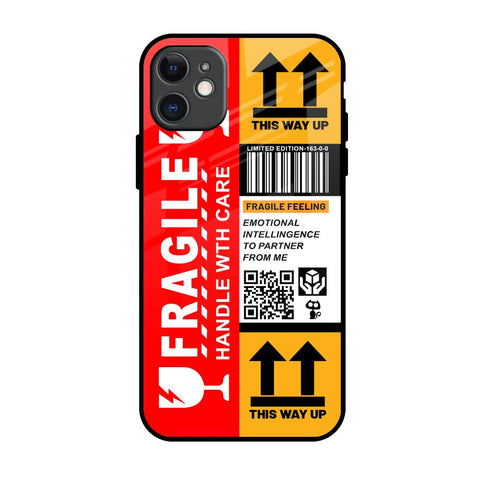 Handle With Care iPhone 11 Glass Back Cover Online