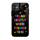 Magical Words iPhone 11 Glass Back Cover Online