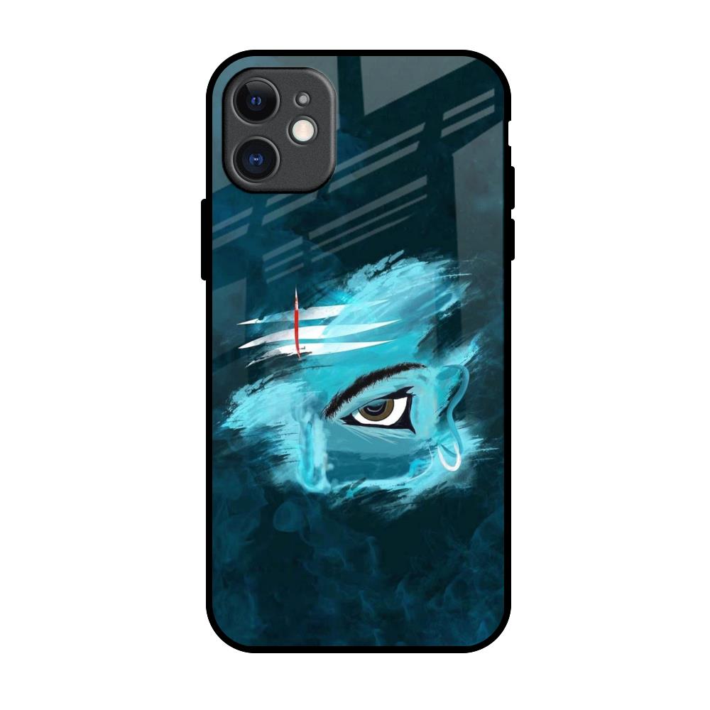 Power Of Trinetra iPhone 11 Glass Back Cover Online