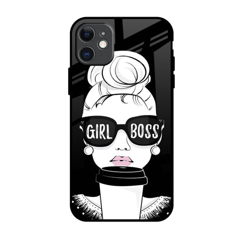 Girl Boss iPhone 11 Glass Back Cover Online