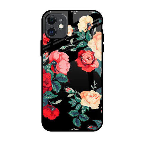 Floral Bunch iPhone 11 Glass Back Cover Online
