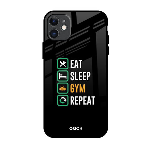 Daily Routine iPhone 11 Glass Back Cover Online