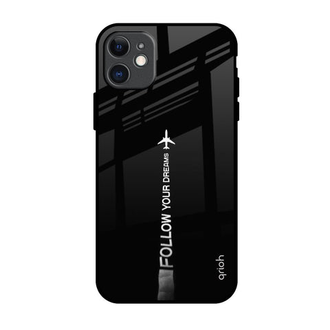 Follow Your Dreams iPhone 11 Glass Back Cover Online