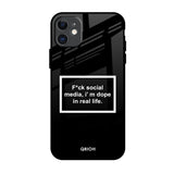 Dope In Life iPhone 11 Glass Back Cover Online