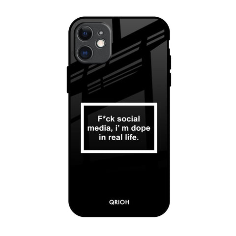 Dope In Life iPhone 11 Glass Back Cover Online