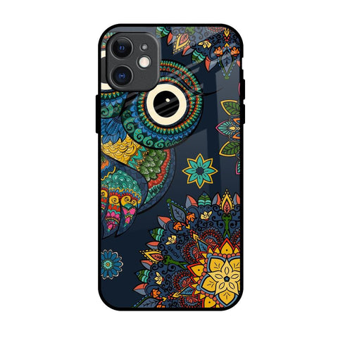 Owl Art iPhone 11 Glass Back Cover Online