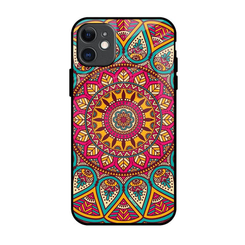 Elegant Mandala iPhone 11 Glass Back Cover Online