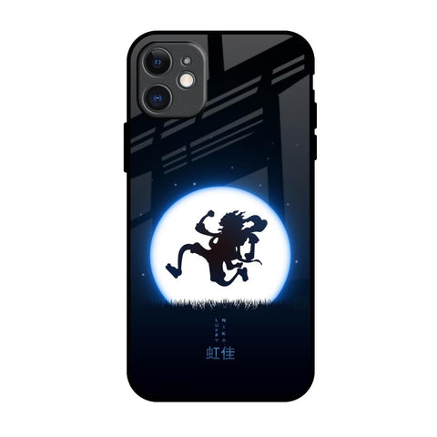 Luffy Nika iPhone 11 Glass Back Cover Online