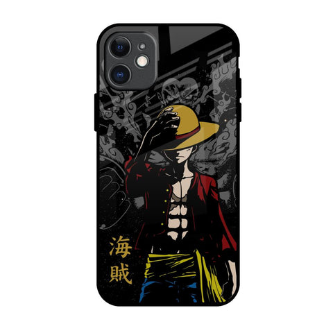 Dark Luffy iPhone 11 Glass Back Cover Online