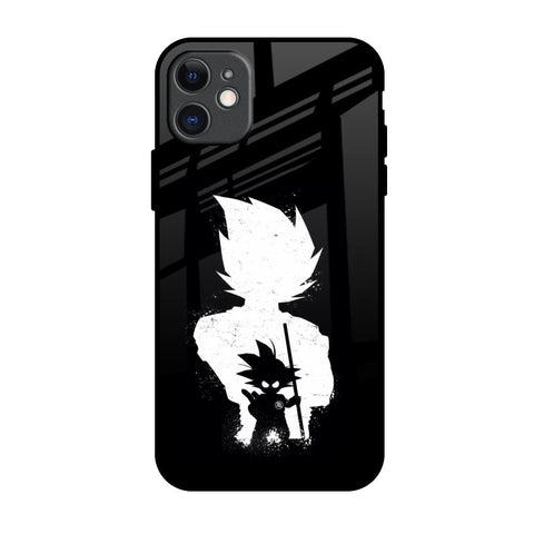 Monochrome Goku iPhone 11 Glass Back Cover Online