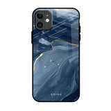 Deep Ocean Marble iPhone 11 Glass Back Cover Online