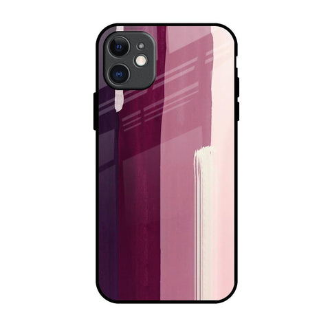 Brush Stroke Art iPhone 11 Glass Back Cover Online