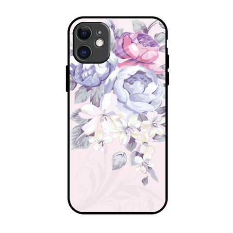 Elegant Floral iPhone 11 Glass Back Cover Online