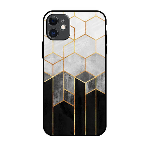 Tricolor Pattern iPhone 11 Glass Back Cover Online
