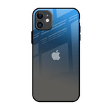 Blue Grey Ombre iPhone 11 Glass Back Cover Online
