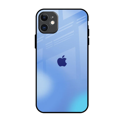 Vibrant Blue Texture iPhone 11 Glass Back Cover Online
