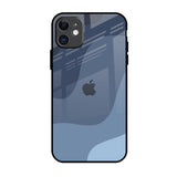 Navy Blue Ombre iPhone 11 Glass Back Cover Online