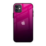 Purple Ombre Pattern iPhone 11 Glass Back Cover Online