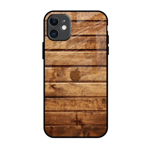 Wooden Planks iPhone 11 Glass Back Cover Online