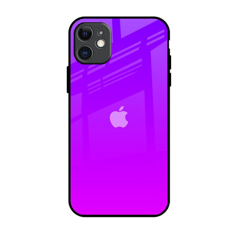 Purple Pink iPhone 11 Glass Back Cover Online