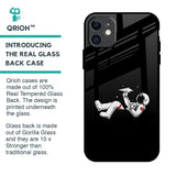 Space Traveller Glass Case for iPhone 11
