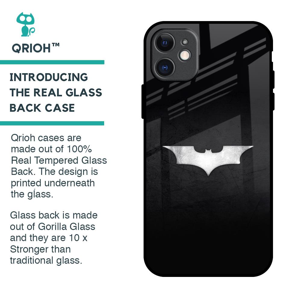 Super Hero Logo Glass Case for iPhone 11