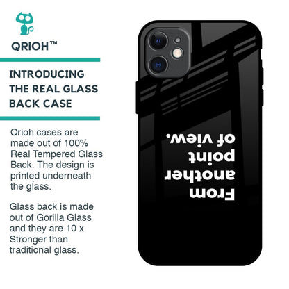 Motivation Glass Case for iPhone 11