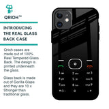 Classic Keypad Pattern Glass Case for iPhone 11
