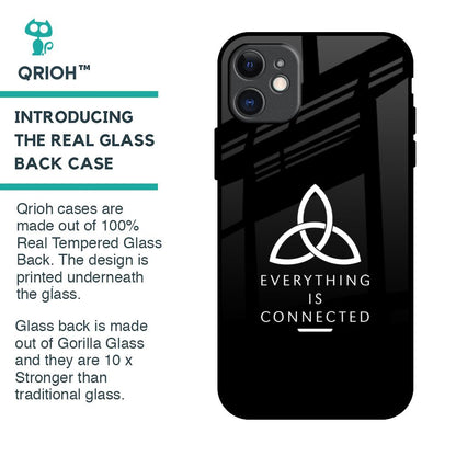 Everything Is Connected Glass Case for iPhone 11