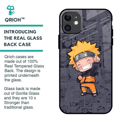 Orange Chubby Glass Case for iPhone 11