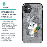 Cute Baby Bunny Glass Case for iPhone 11